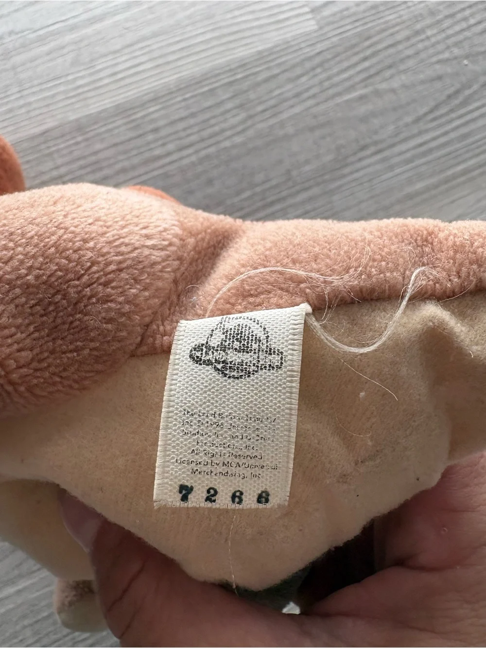 VTG 1990’s The Land Before Time Littlefoot Plush Toy Equity Toys 10”